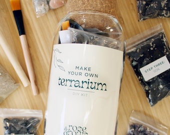 DIY Terrarium Kit: Mini Garden Craft