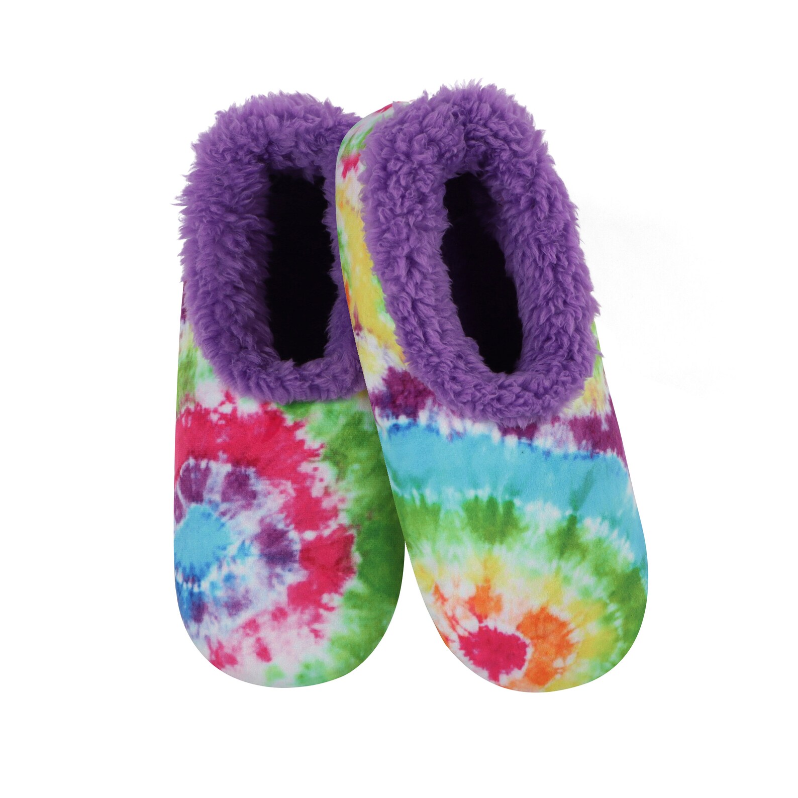 Snoozies Peace Out Tie Dye Slippers for Women Etsy