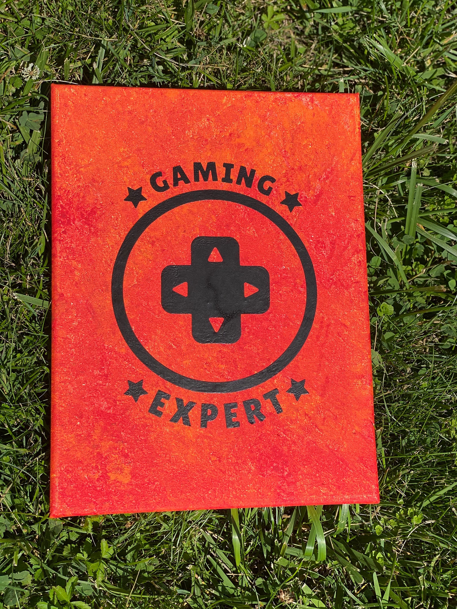 3 Hand Painted Gamer Canvases Etsy