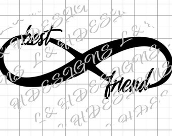 Download Best Friends Infinity Svg Etsy