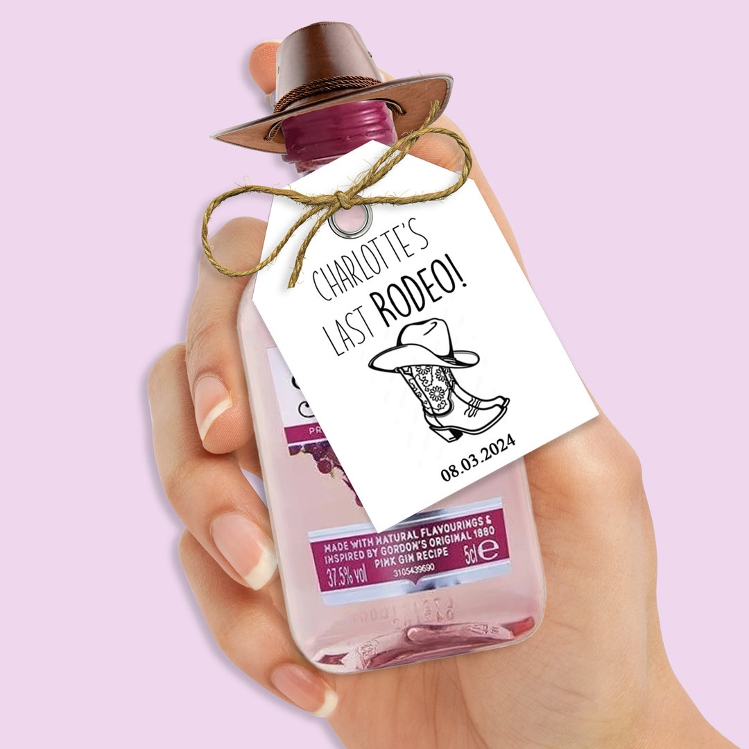 Last Rodeo Personalised Tags, Hen Do Tags, Hen Do Favours - Etsy UK