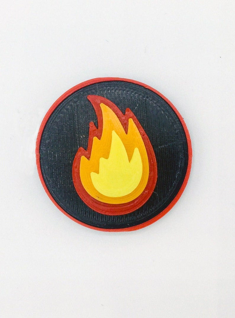 Gaming Token Fireball 10-Pack image 1