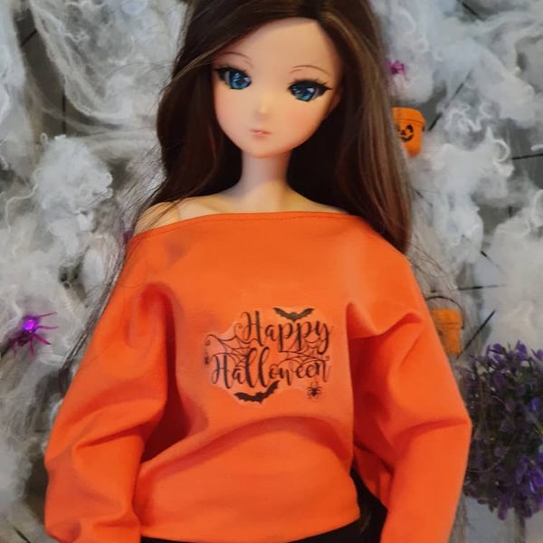 Halloween Bat-shirt for 1/3 BJD like SmartDoll and Dollfie Dream