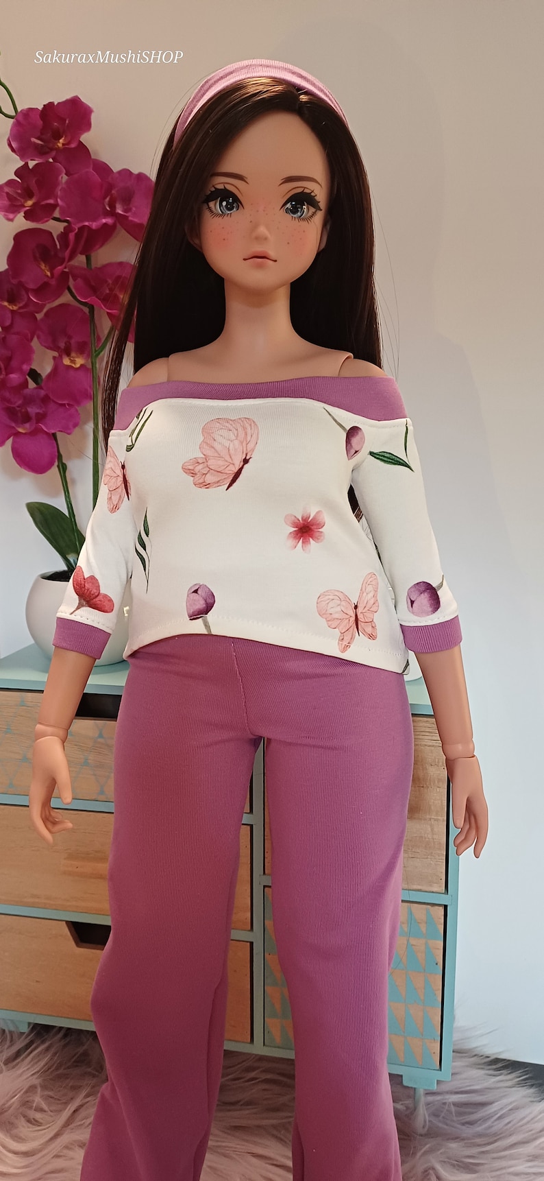 Ensemble de printemps pour smartdoll Poire Violet