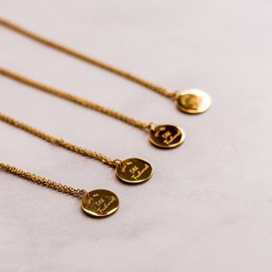 Old Fashioned Whiskey Necklace - Gold