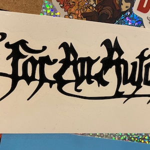 Könnte beinhalten: Schwarz-weißer Aufkleber mit dem Text "If For No Other Reason" in einer stilisierten Schriftart.