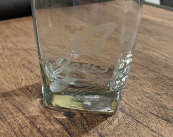 Vaso Rocks personalizado de 8 oz con grabado: regalo con monograma o logotipo personalizado