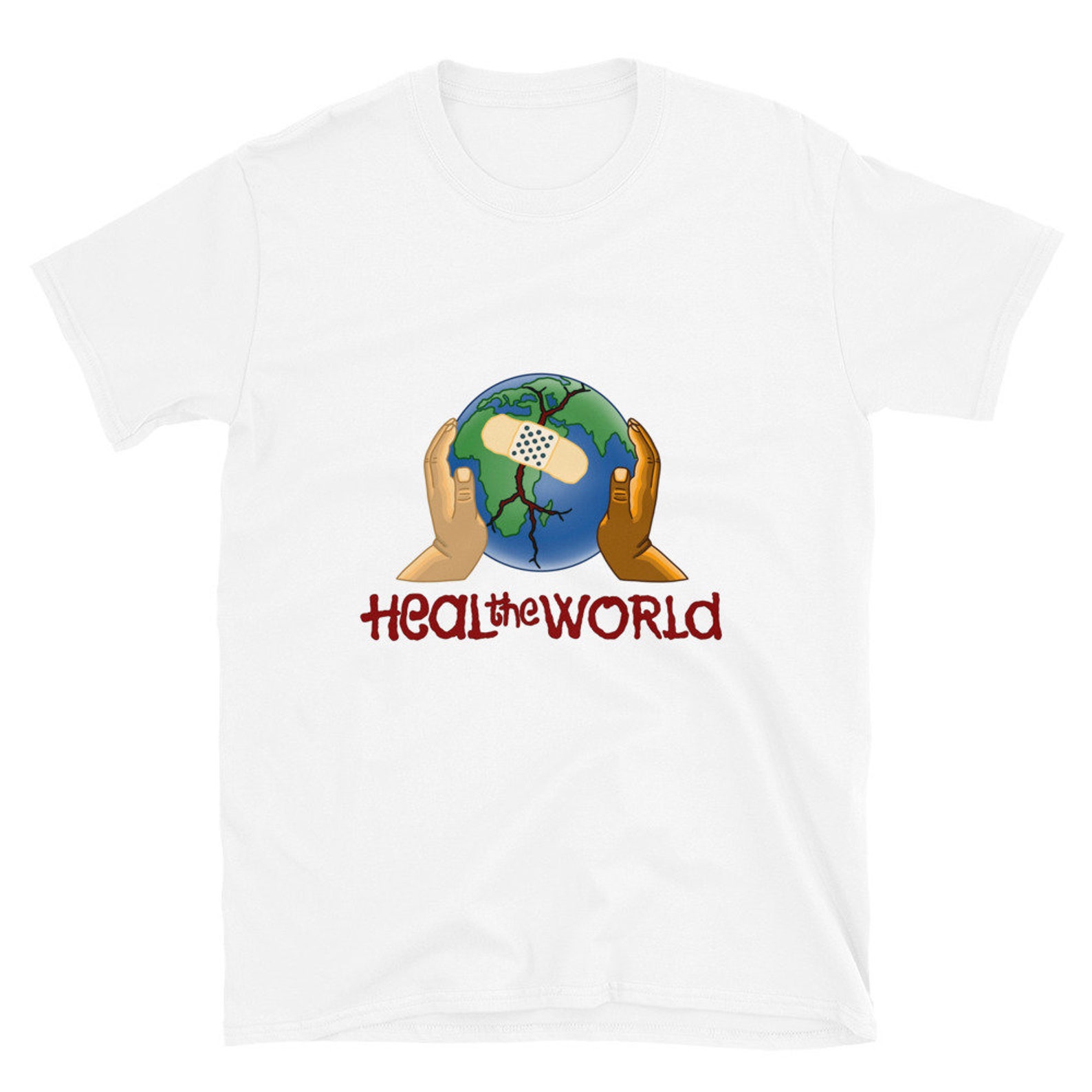 Heal the World Tshirt Etsy