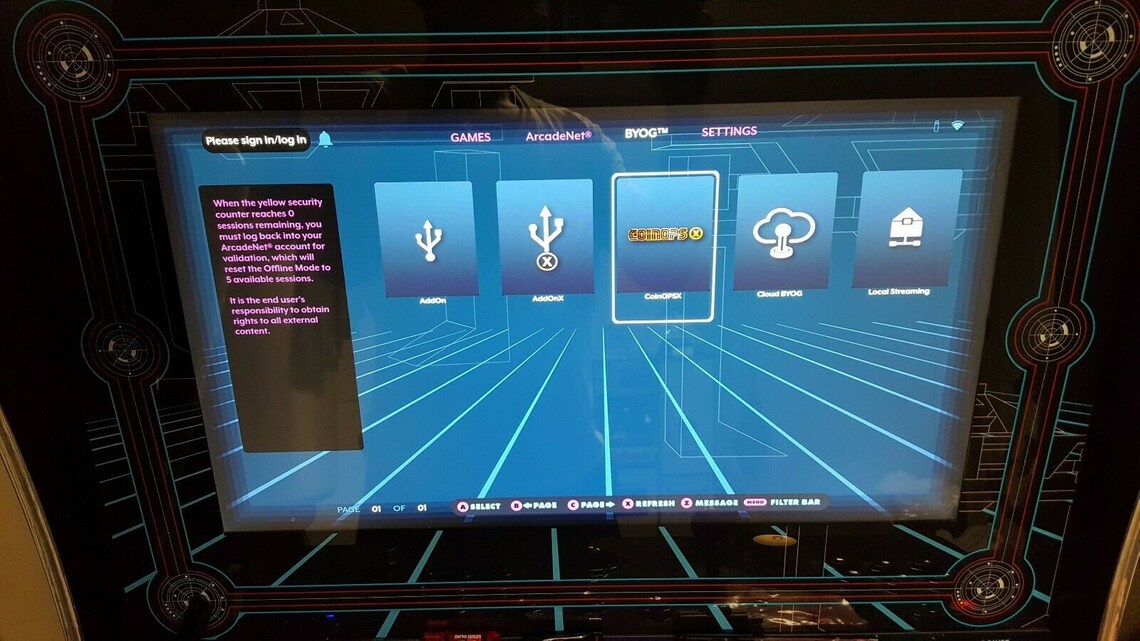 CoinOps X USB Drive For Legends Ultimate Arcade ADDONX .UCE Etsy