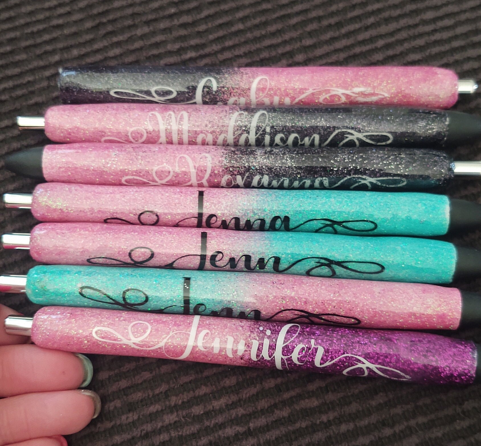 Custom Refillable Gel Pens/ Waterslide Pens/glitter Pens/mechanical