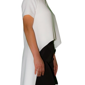 Asymmetric shirt, Dress up or Dress down, Modern shirt