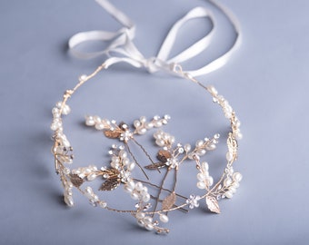 Braut Haarranke Und Haarnadeln Set, Gold Hochzeit Haarranke, Haarnadel für Hochzeit, Hochzeit Accessoires