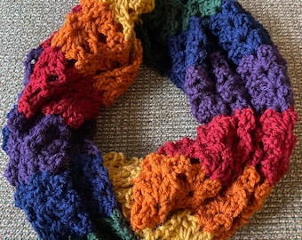Rainbow/Gay Pride (Dark) - Infinity Scarf