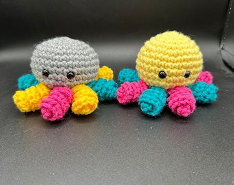 Pansexual Octopus Amigurumi / Pansexual Stuffed Animal