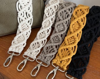 Handmade Macrame Accessory Straps - Stylish Multipurpose Straps for Bags and Cameras