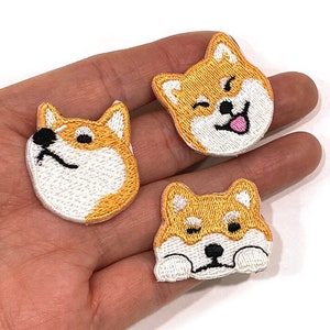 Shiba inu dog Patch, Shiba inu  Iron-On Patch, Shiba inu  Badge