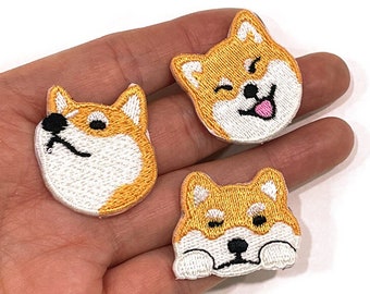 Shiba inu dog Patch, Shiba inu  Iron-On Patch, Shiba inu  Badge