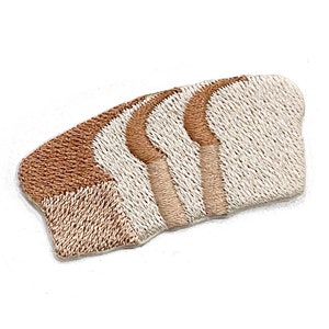 Eine Scheibe Brot Aufnäher, Brot Bügelbild, Toast Bügelbild