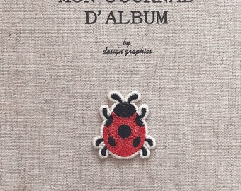 Ladybug Patch, Small Ladybug Iron On, Ladybug Applique, Gift for Bug Lovers