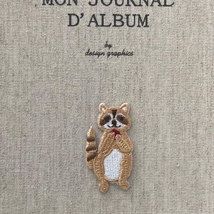 Raccoon Patch, Small Raccoon Iron On, Raccoon Applique, Gift for Animal Lovers