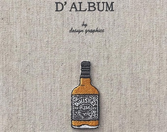 NOUVEAU ! Patch whisky, Patch thermocollant Whisky Patch