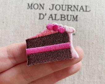 A Piece of Cake Patch, Erdbeerkuchen Bügelbild, Kuchen Bügelbild , Kuchen Aufnäher