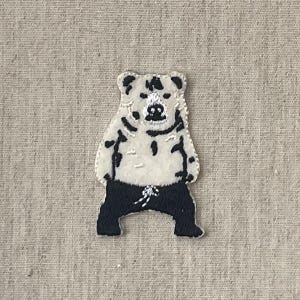 Bear Patch,  Small Bear patch, Bear Iron on, Bear Applique, Gift for Animal lovers