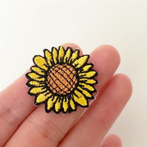 Sunflower Patch, Sunflower  Iron-On Patch, Sunflower Iron-On Badge