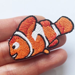 Finding Nemo  Patch, Nemo Iron-On Patch, Nemo Iron-On Badge