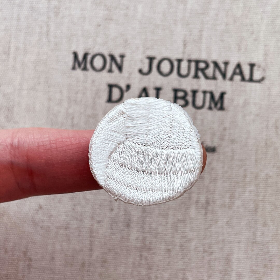 thumbnail interactive-video image 1 of 3.5\" Embroidered Volley Ball Iron On Patch 1 of 14
