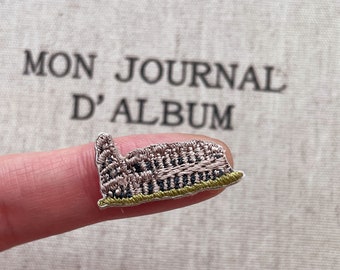 Tiny Colosseum Patch, ColosseumIron-on Patch, Colosseum Embroidered