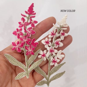 Blume Aufnäher, Blume Aufnäher, Blume Bügelbild, Blume gestickt