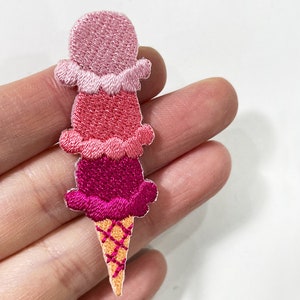 Eis Aufnäher, Eis Aufnäher, Eis Bügelbild