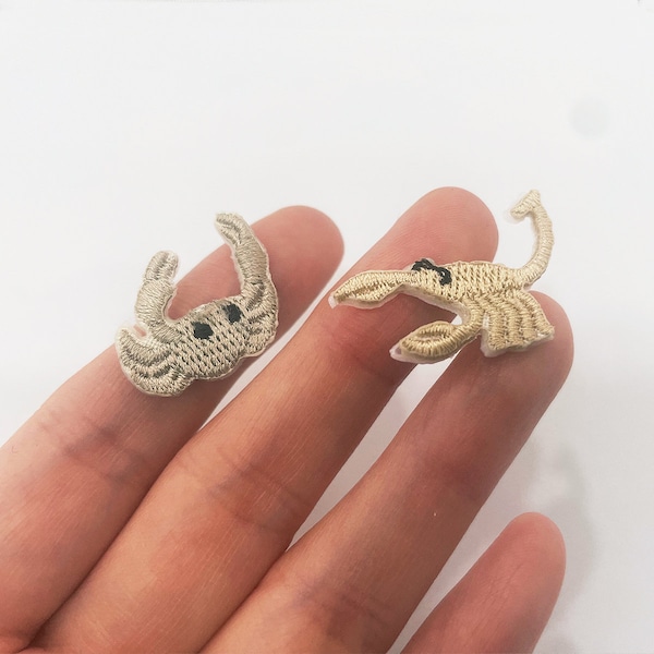 Tiny Scorpion Patch, Tiny Crab Patch Scorpion Iron-On Patch, Scorpion Embroidery Patch