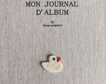 Tiny Yellow Duck Patch, Duck Iron-On Patch