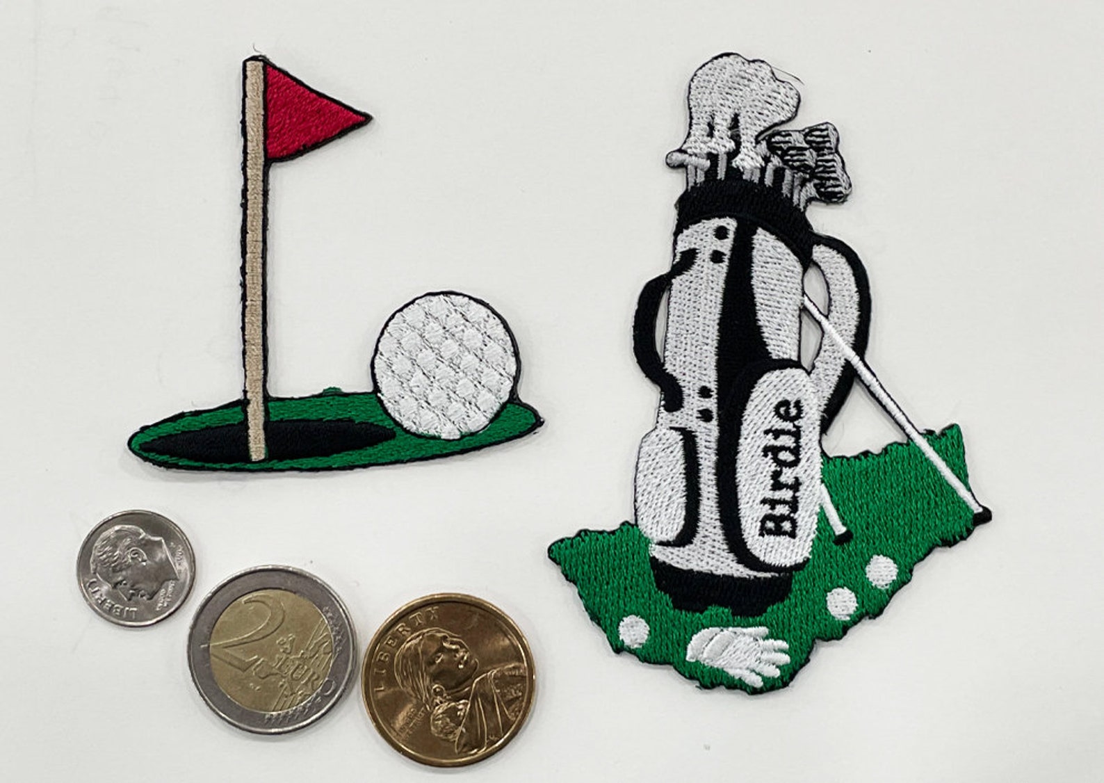 Golf Bag Patch Golf Bag Ironon Patch Golf Bag Embroidered Etsy