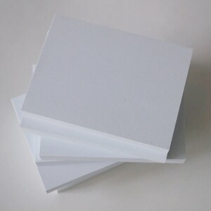 Blank Sticky Notes, Memo Pad Stickers,100 Sheets, Simple White Paper Sticky Notes, Reminder Notes