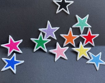 Liten stjärnalapp, stjärna 2,5 cm stryklapp