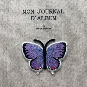 Lavender Purple Butterfly Patch, Butterfly  Iron On, Butterfly Applique, Gift for Butterfly Lovers
