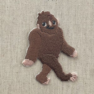 Cartoon Gorilla Patch, Gorilla Iron-On Patch