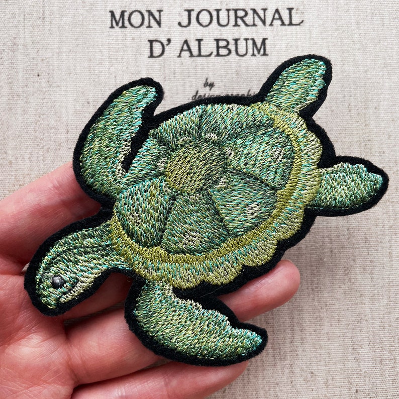 Turtle Patch, Turtle Iron-on Patch - Etsy