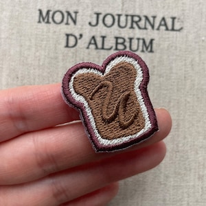 French Toast Patch, Bread Iron-On Patch, Bread Iron-On Badge, Bread Patch