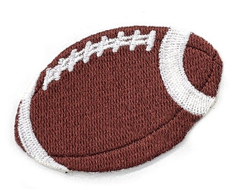 Football Patch, Football Iron-on Patch, Football Embroidered,