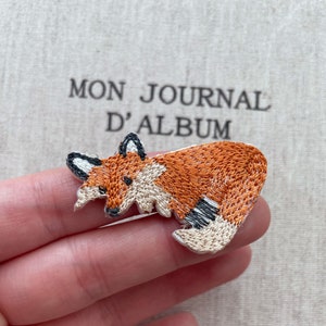 Fox Patch, Fox Iron-On Patch, Fox Badge