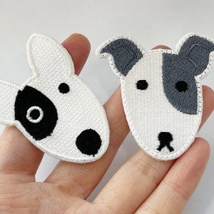 Bull Terrier dog Patch,Bull Terrier  Iron-On Patch, Bull Terrier Badge