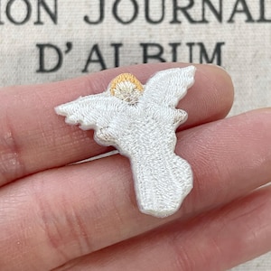 Tiny Angel Patch,  Tiny Saint GABRIEL, Christian iron on