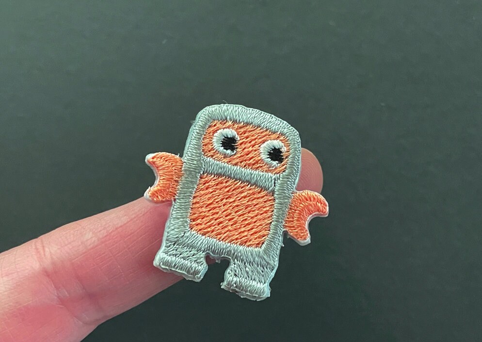 Tiny Robot Patch, Robot Iron-on Patch, Robot Embroidery Patch - Etsy