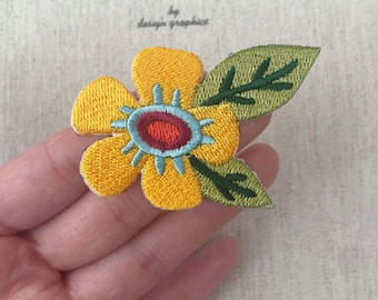ID 7067 Yellow Bouquet Patch Flower Gift Decoration Embroidered ID 7067 Yellow Bouquet Patch Flower Gift Decoration Embroidered