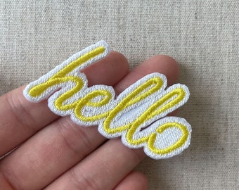 Hello Patch, Hello Iron on, Hello Applique