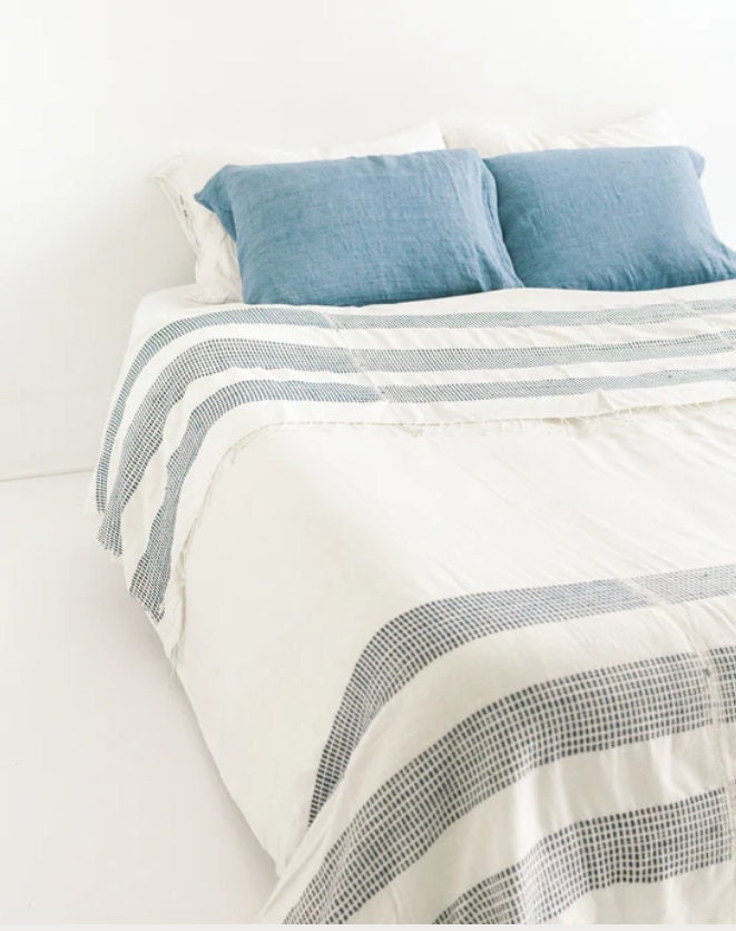 Modern Take on Traditional Ethiopian Cotton Bedsheet Very Etsy